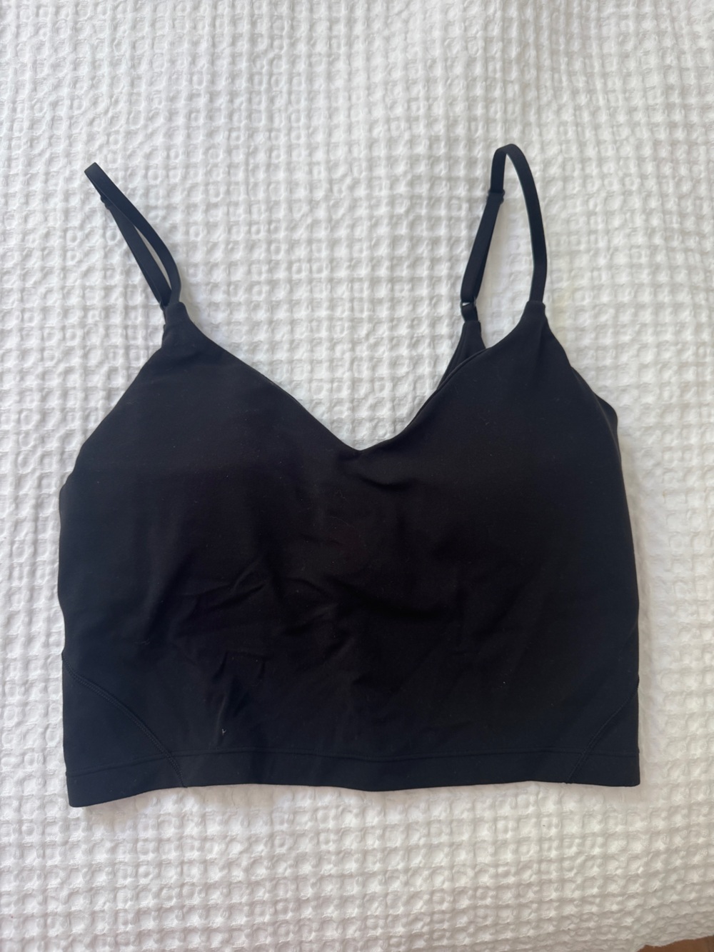 Lululemon Black Align Cropped Cami Tank Top